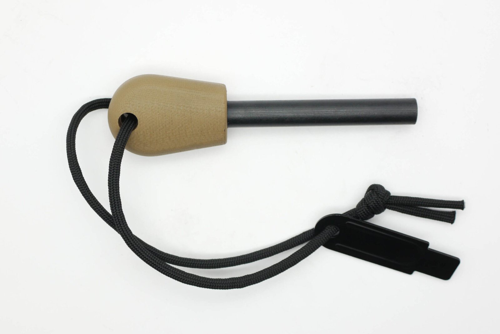 AK Firesteel Ferrocerium Rod - Coyote Brown G10 Handle