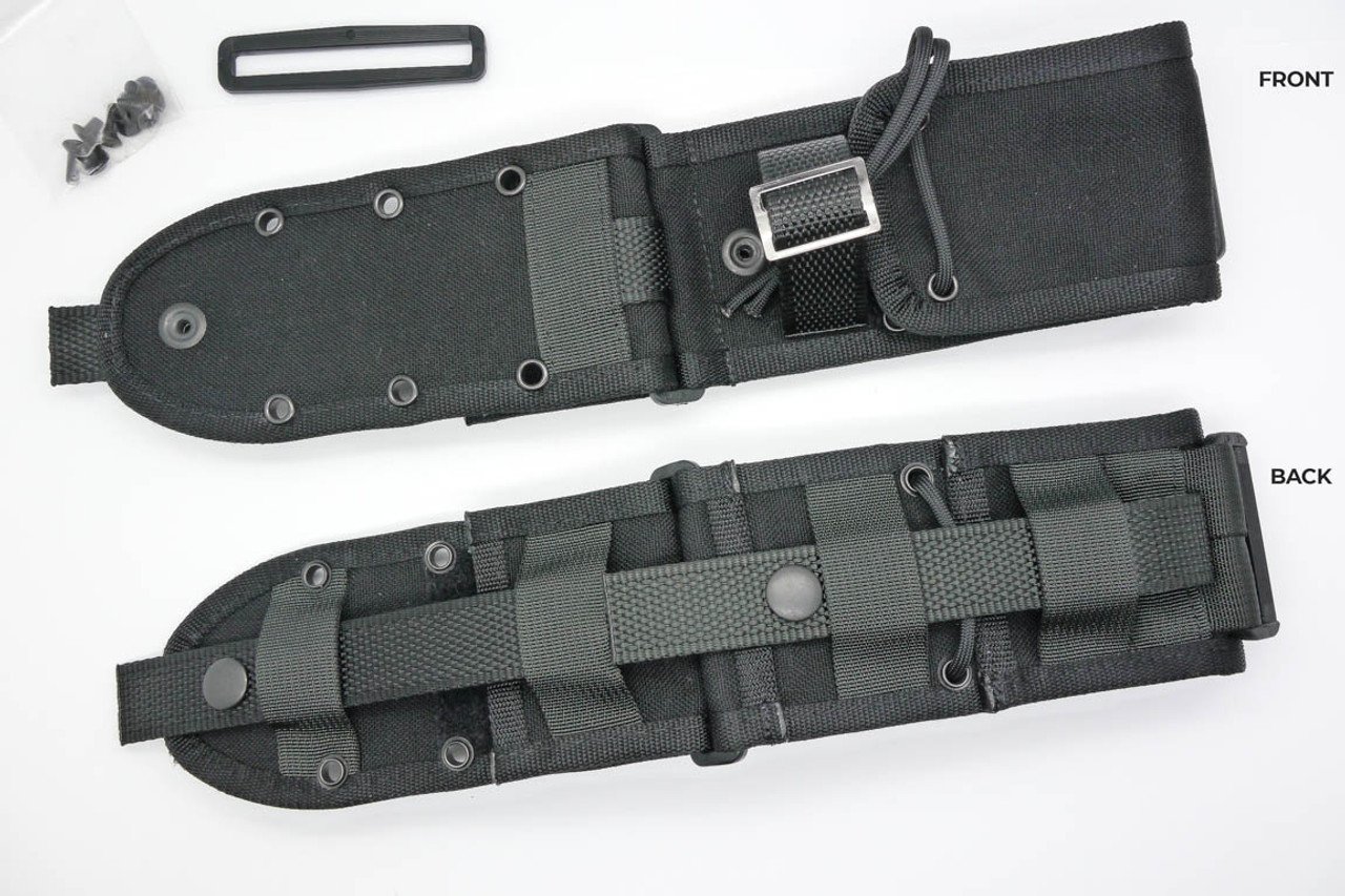 ESEE-52-MB MOLLE Back in Black - Jump-Proof Attachment