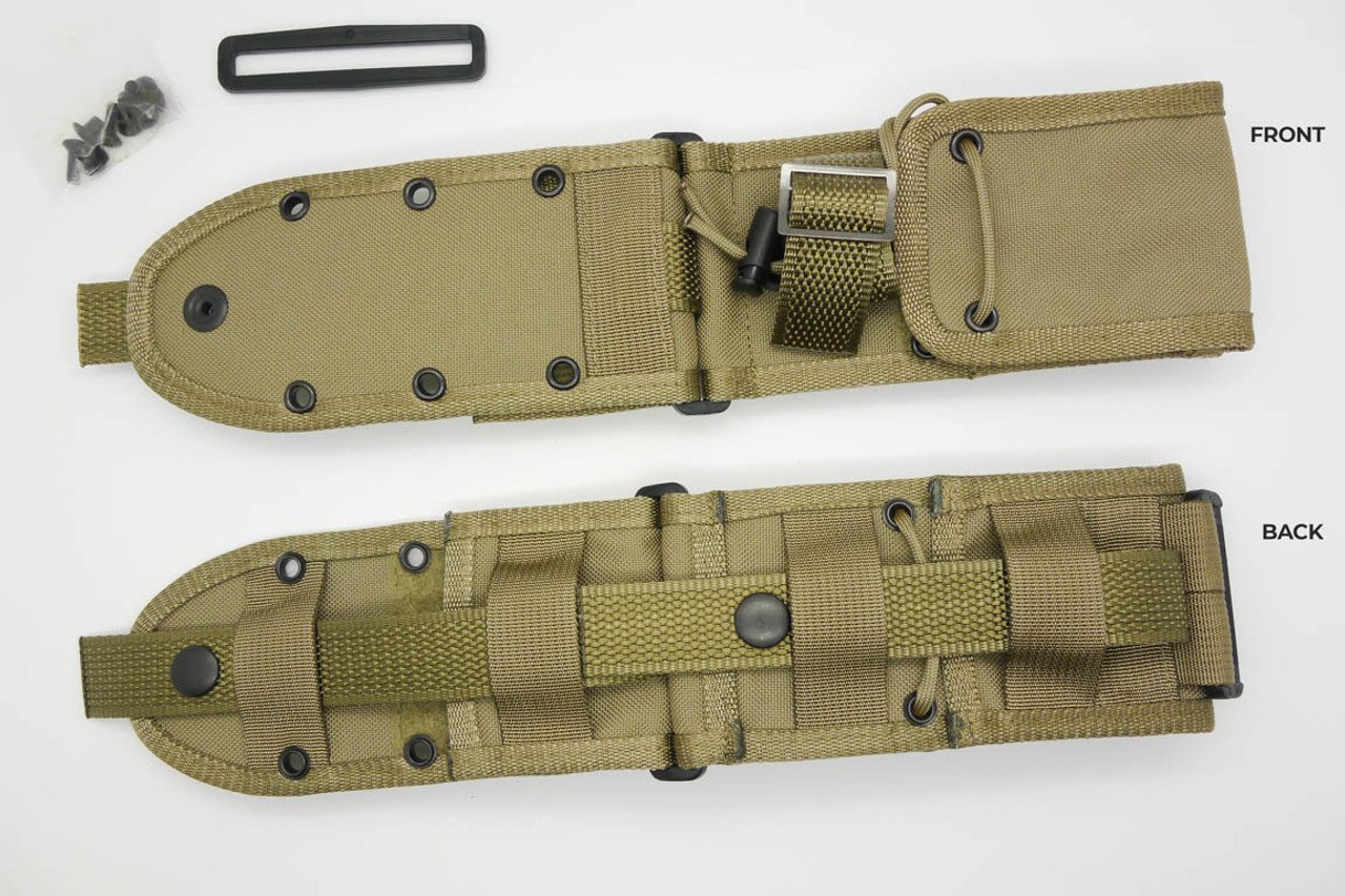 ESEE-52-MB MOLLE Back in Khaki - Jump-Proof Attachment
