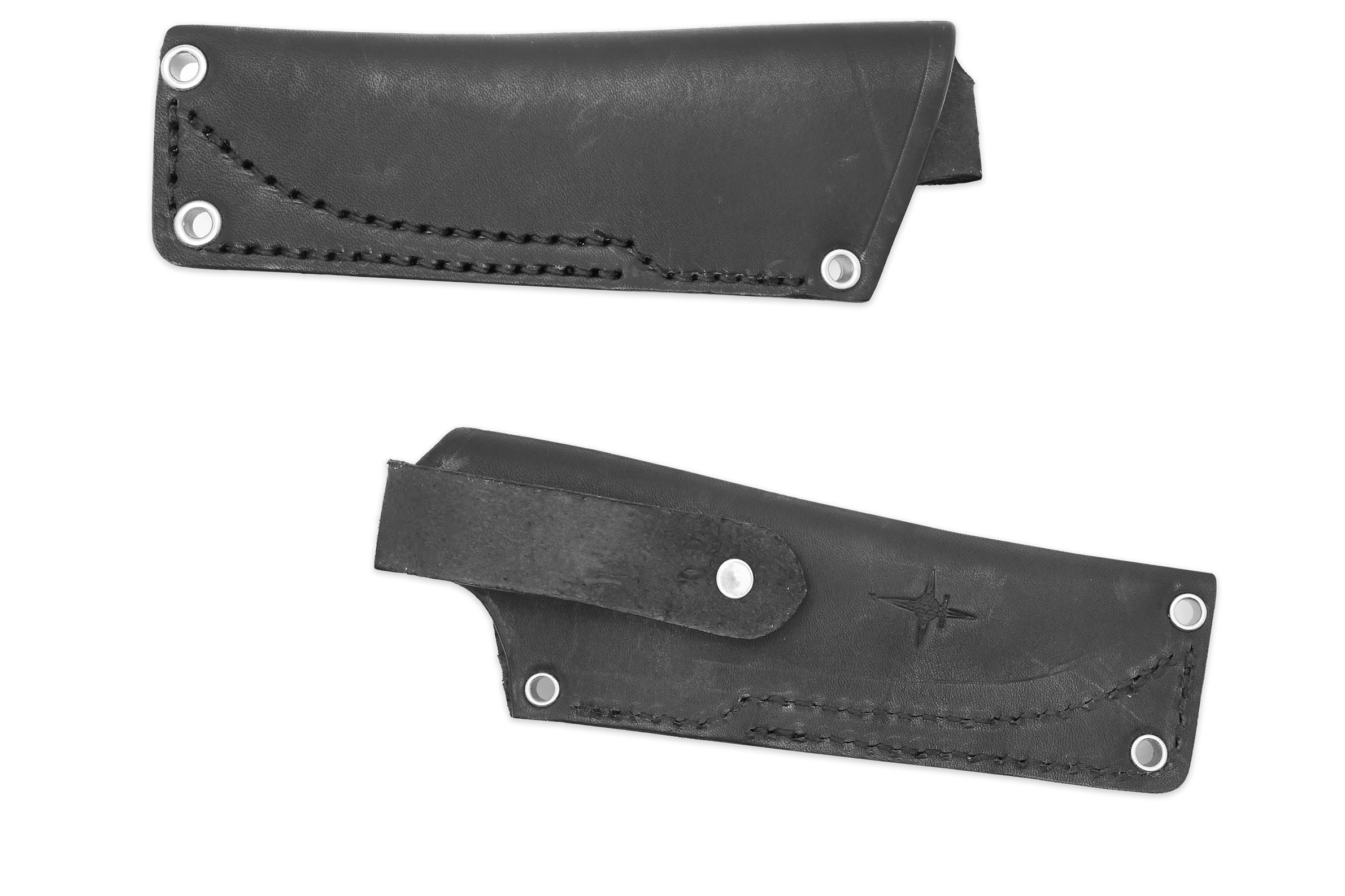 "EX" Leather HIP Sheath for AK 3 & AK 3.5, Black, LH, WITHOUT Firesteel Loop