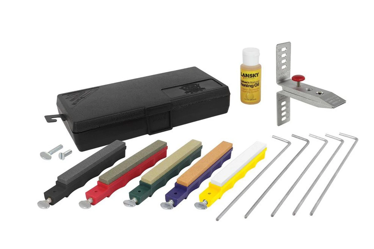 Lansky Sharpeners: LKCLX Deluxe 5-Stone Knife Sharpening Kit